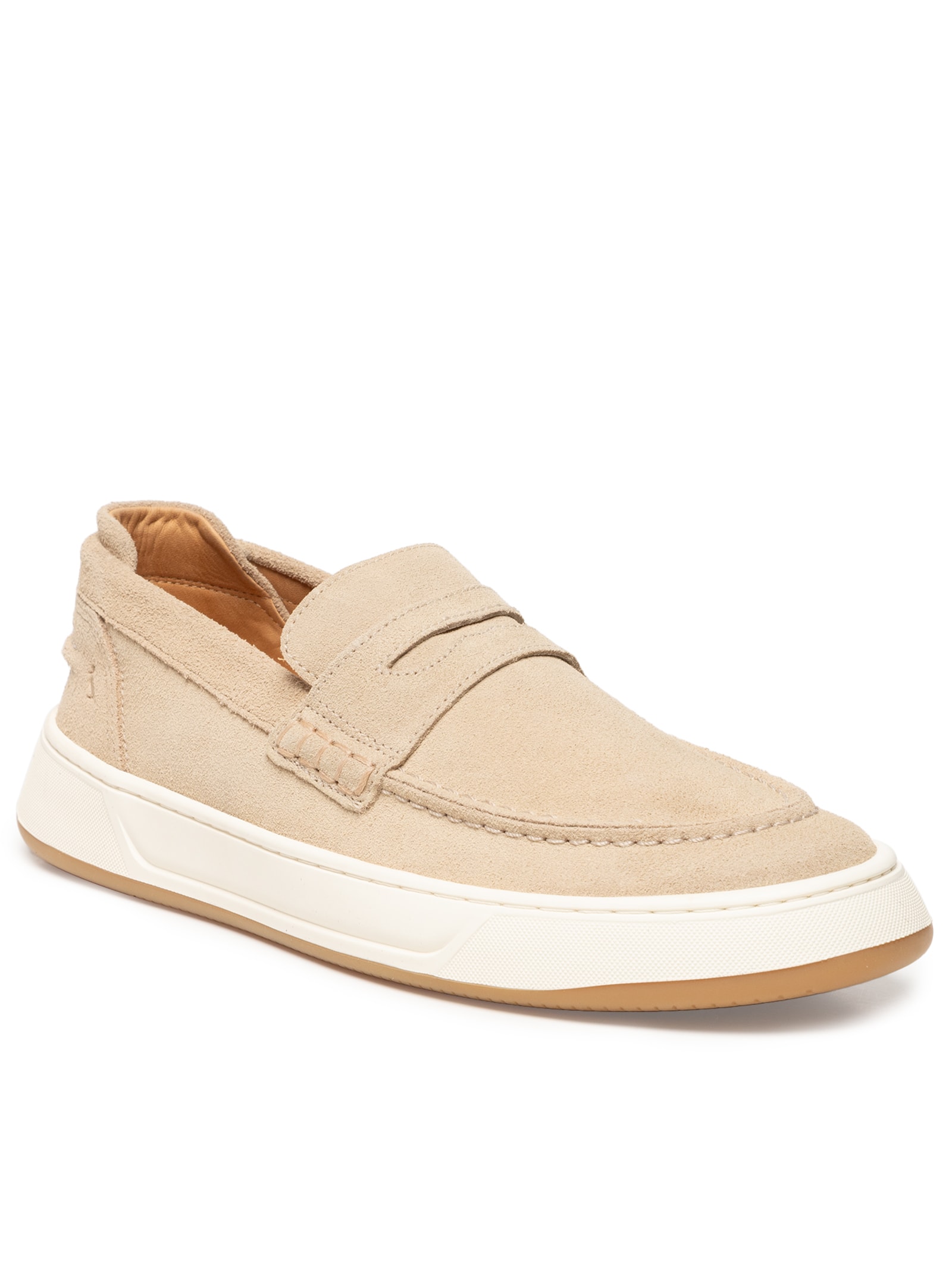 ?Mocassim Masculino Capri Bege Reserva Go