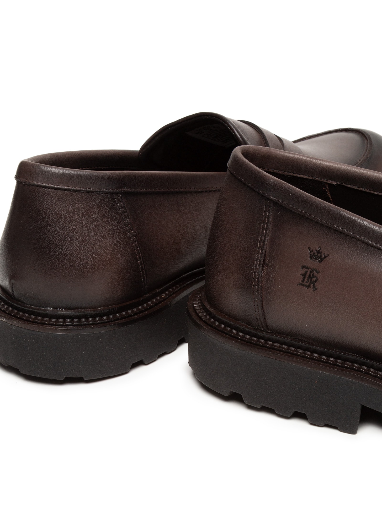 Mocassim Masculino Tratorado Em Couro Marrom Sergio K