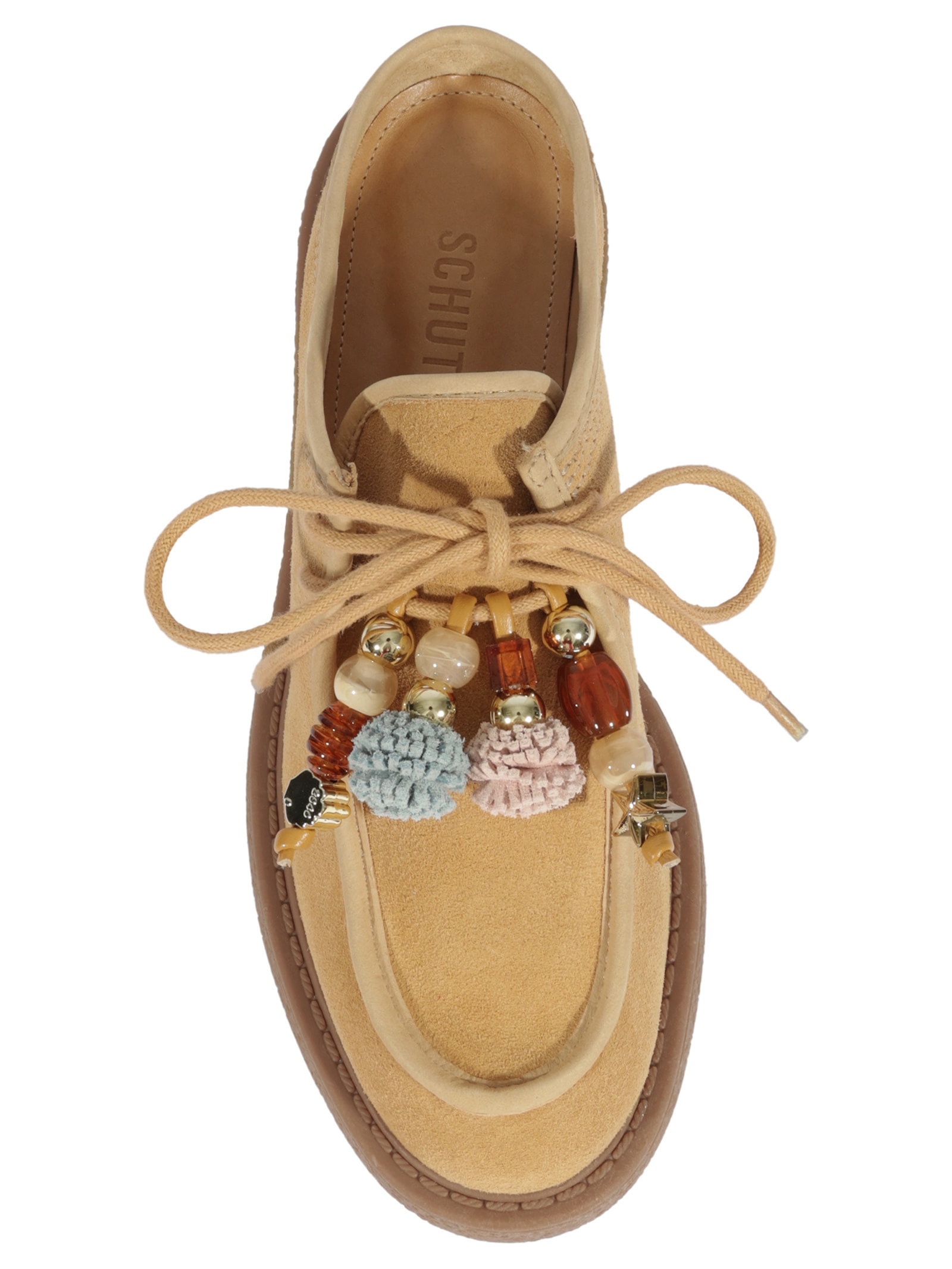 Mocassim Tratorado Mule Andrea Camurça Marrom Schutz