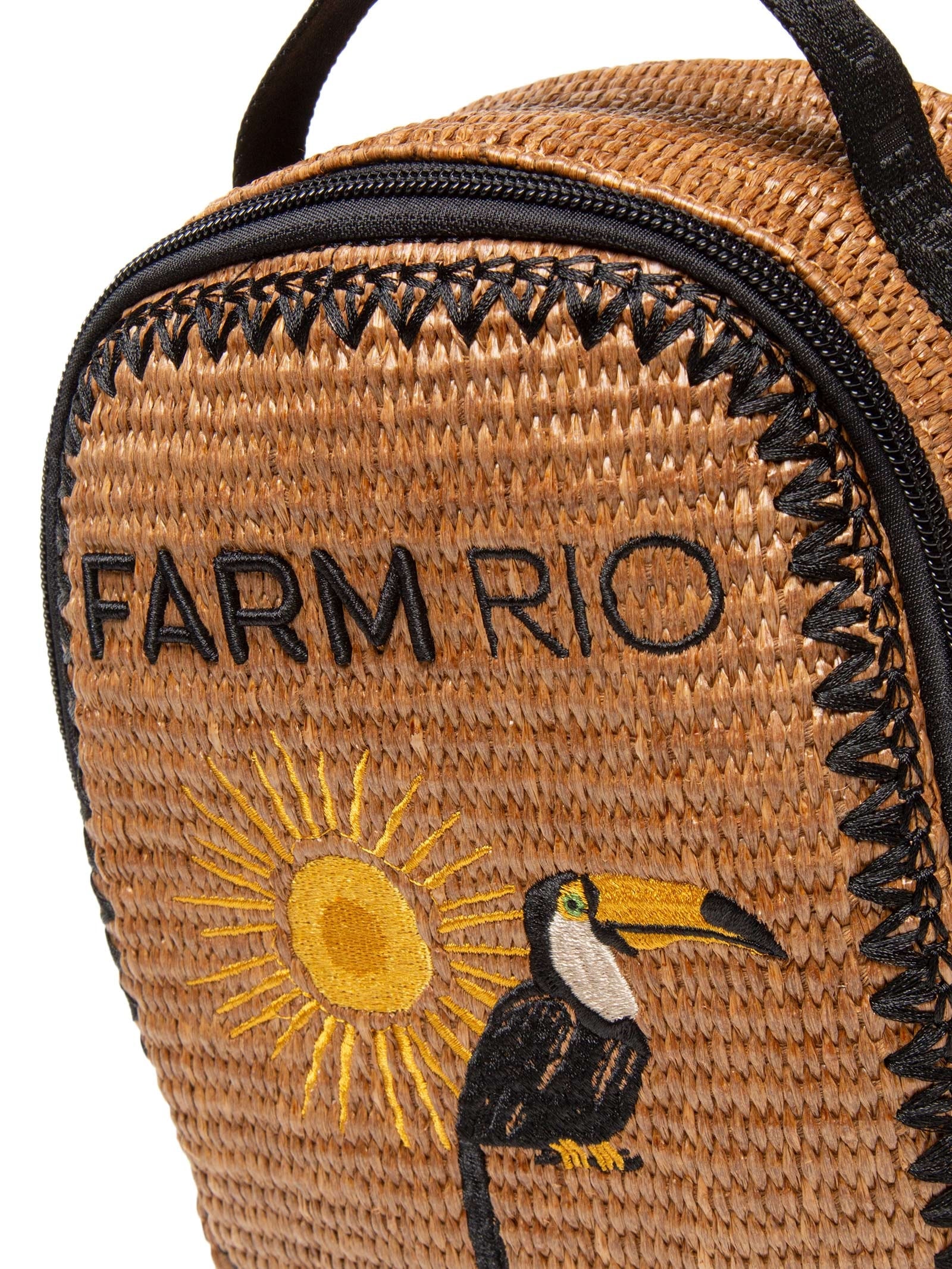 Mochila Feminina Borogodó Artesanal Bege Farm Etc