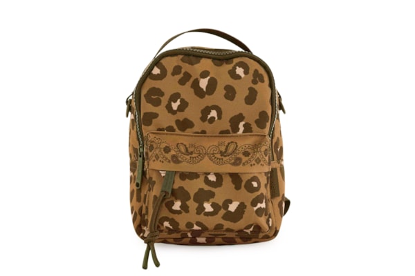 Mochila Feminina Borogodó Bandana Caramelo - Animal Print