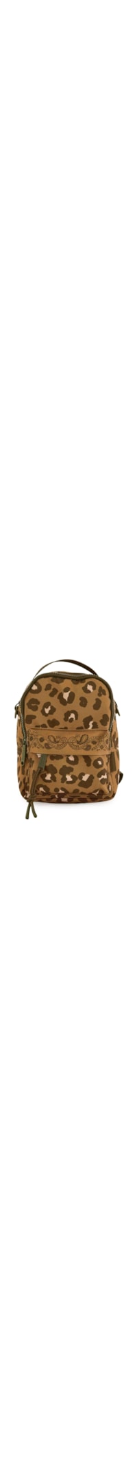 Mochila Feminina Borogodó Bandana Caramelo - Animal Print