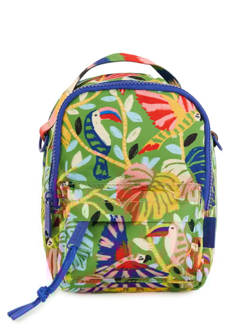 Mochila Feminina Borogodó Bosque Dos Pássaros – Verde