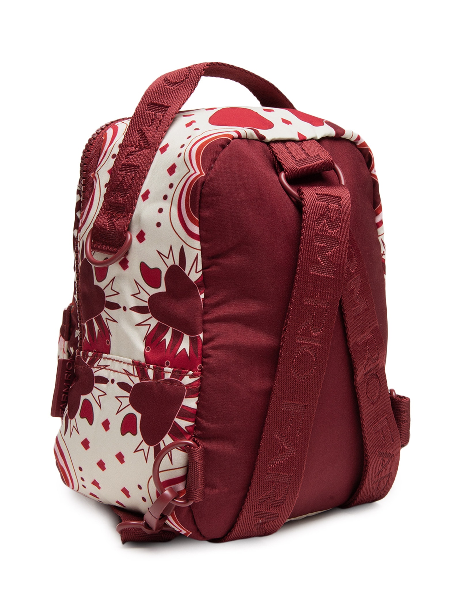 Mochila Feminina Borogodo Caju Coração Vermelho Farm Etc