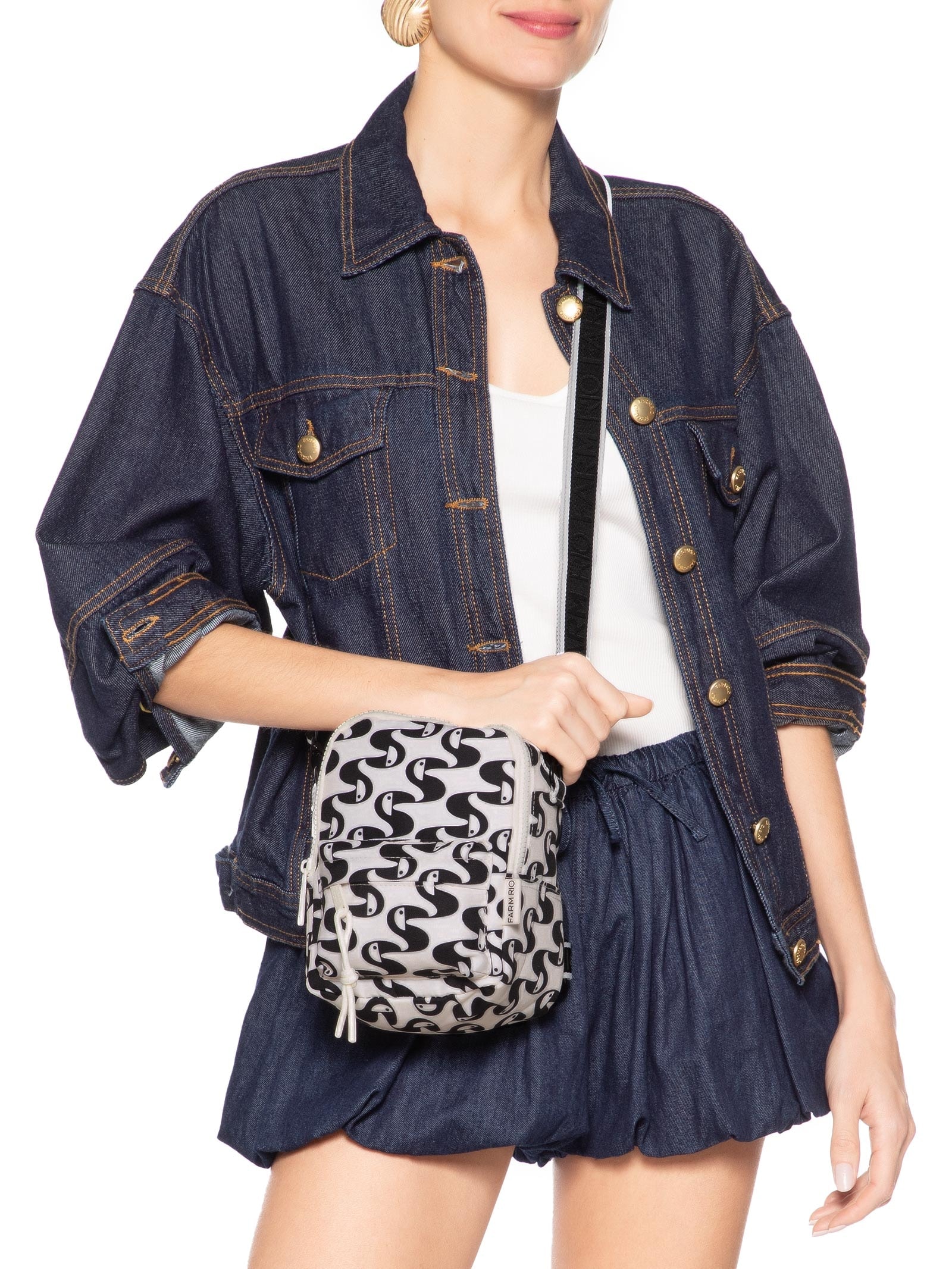 Mochila Feminina Borogodó Copatucano Branco Farm Etc