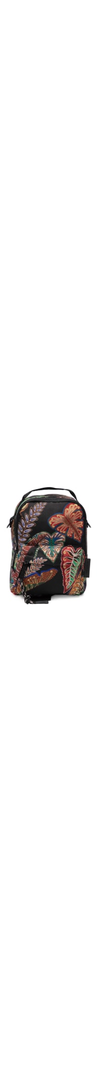 Mochila Feminina Borogodó Folhagem Cool - Preto