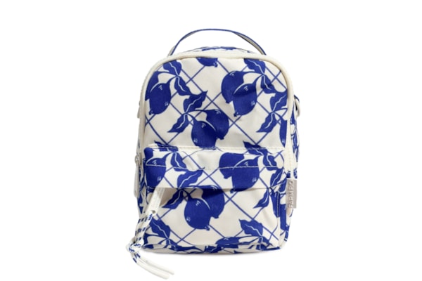 Mochila Feminina Borogodó Limão Gráfico - Azul