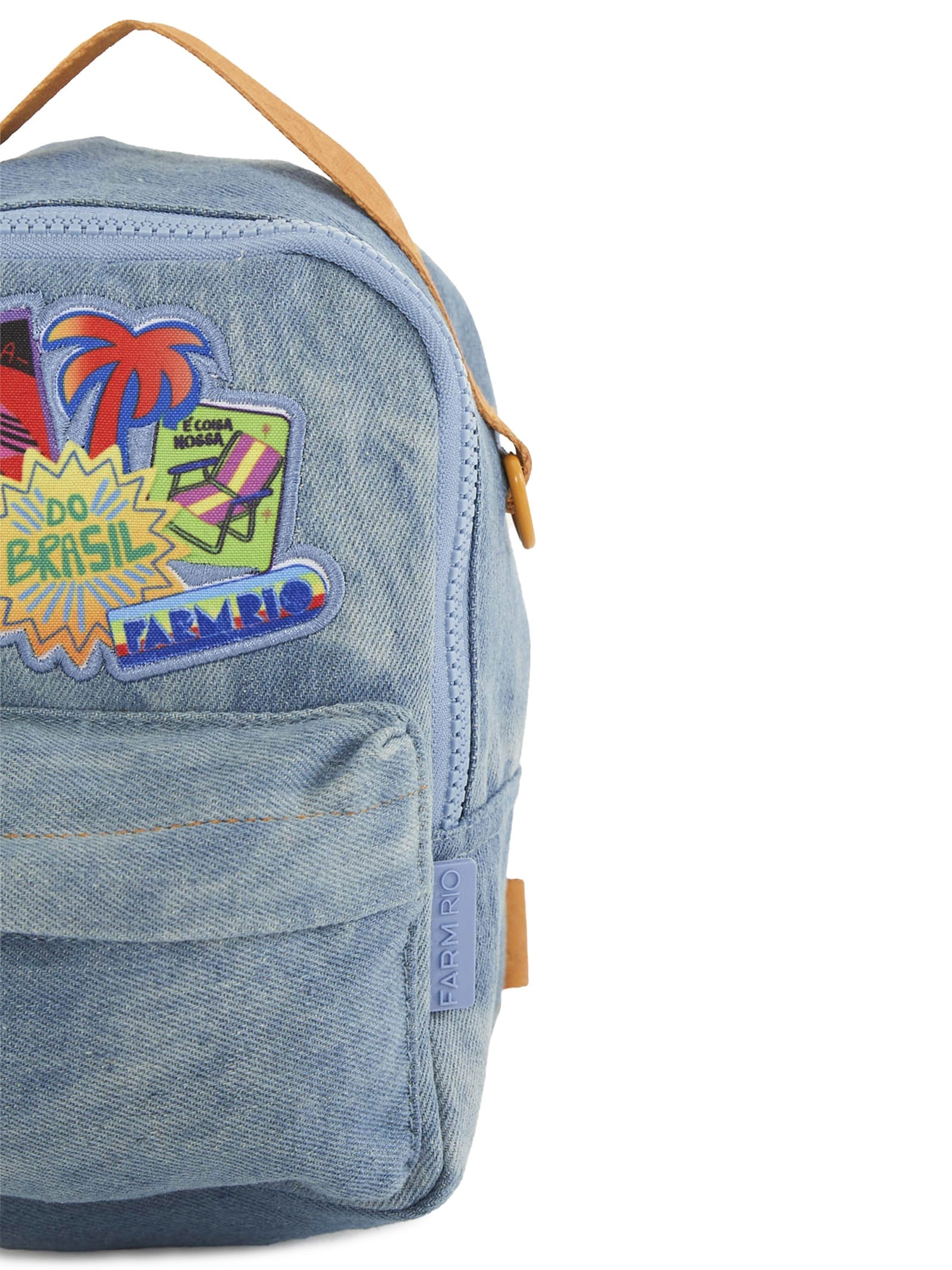 Mochila Feminina Borogodó Patch Rio Azul Farm Etc