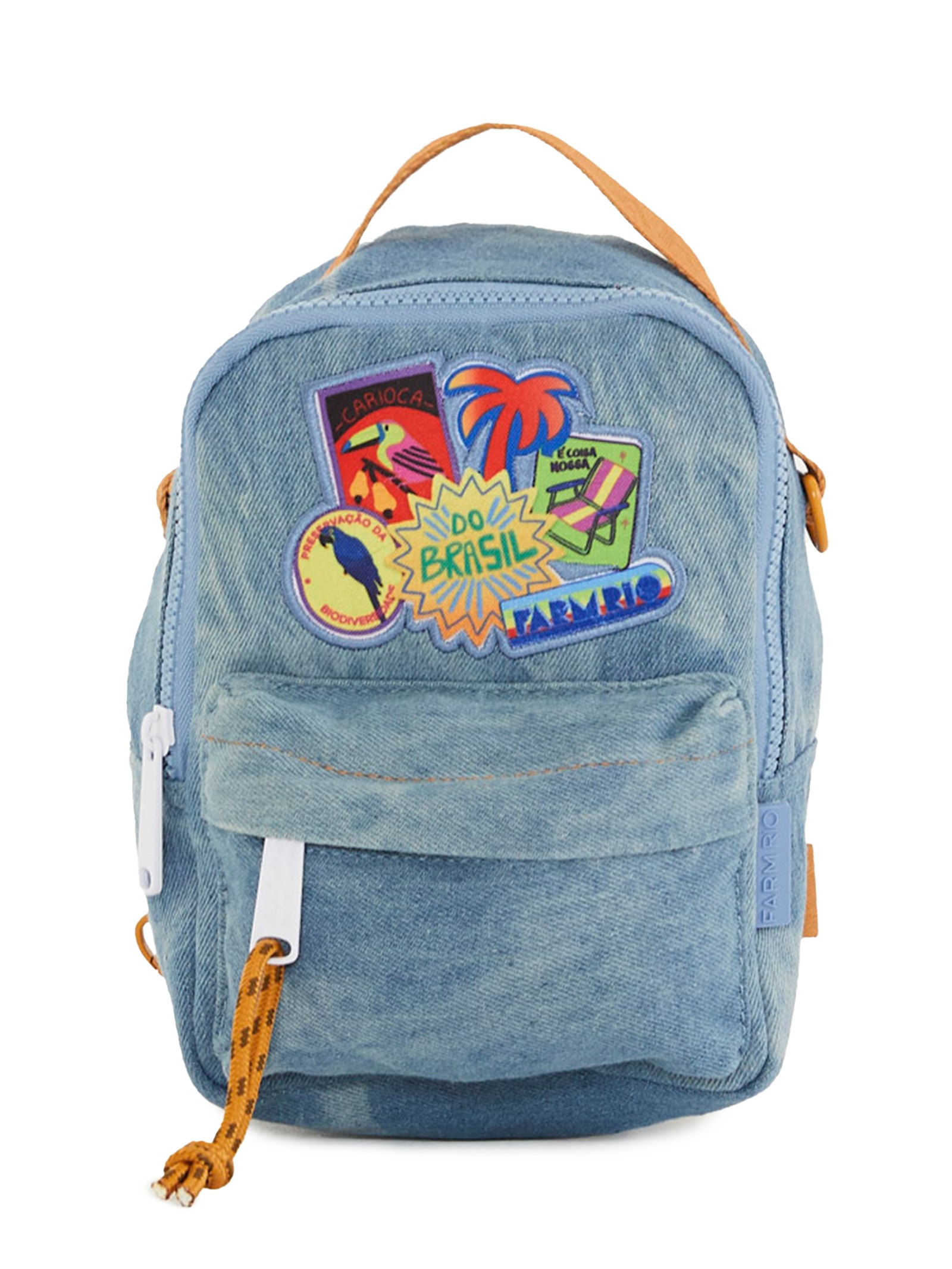 Mochila Feminina Borogodó Patch Rio Azul Farm Etc