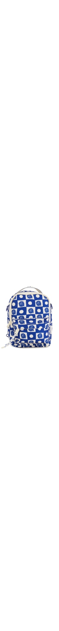 Mochila Feminina Borogodó Quadriculado Palermo - Azul