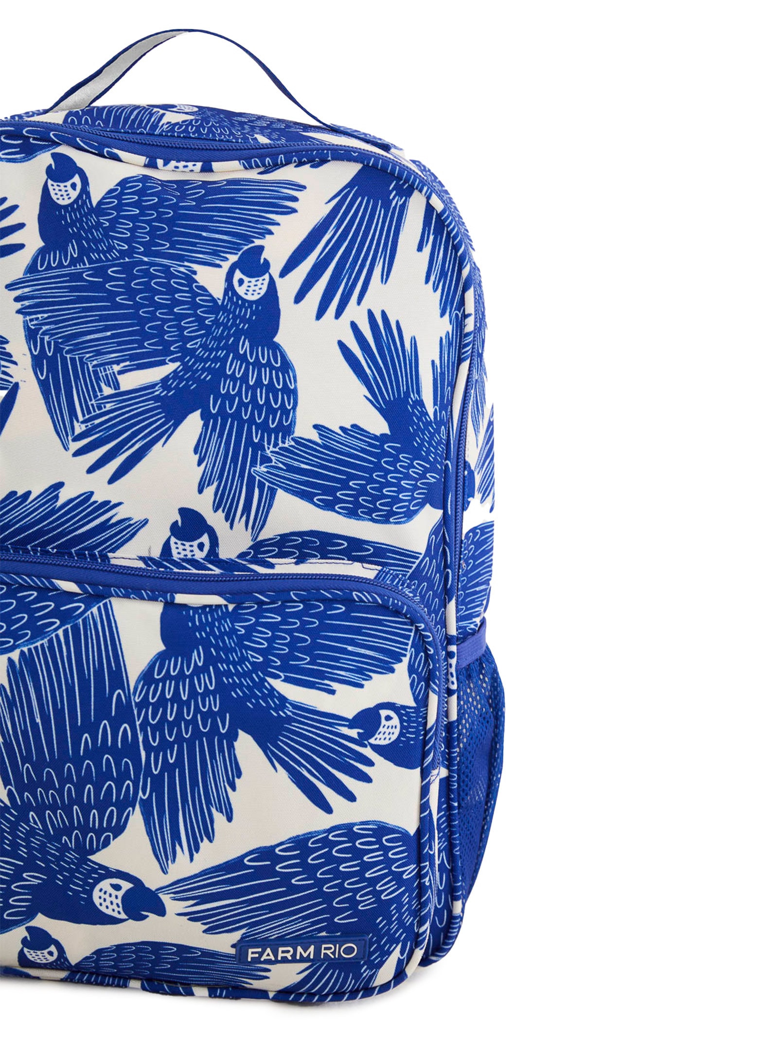 Mochila Feminina Carioca Destino Tropical Azul Farm Etc