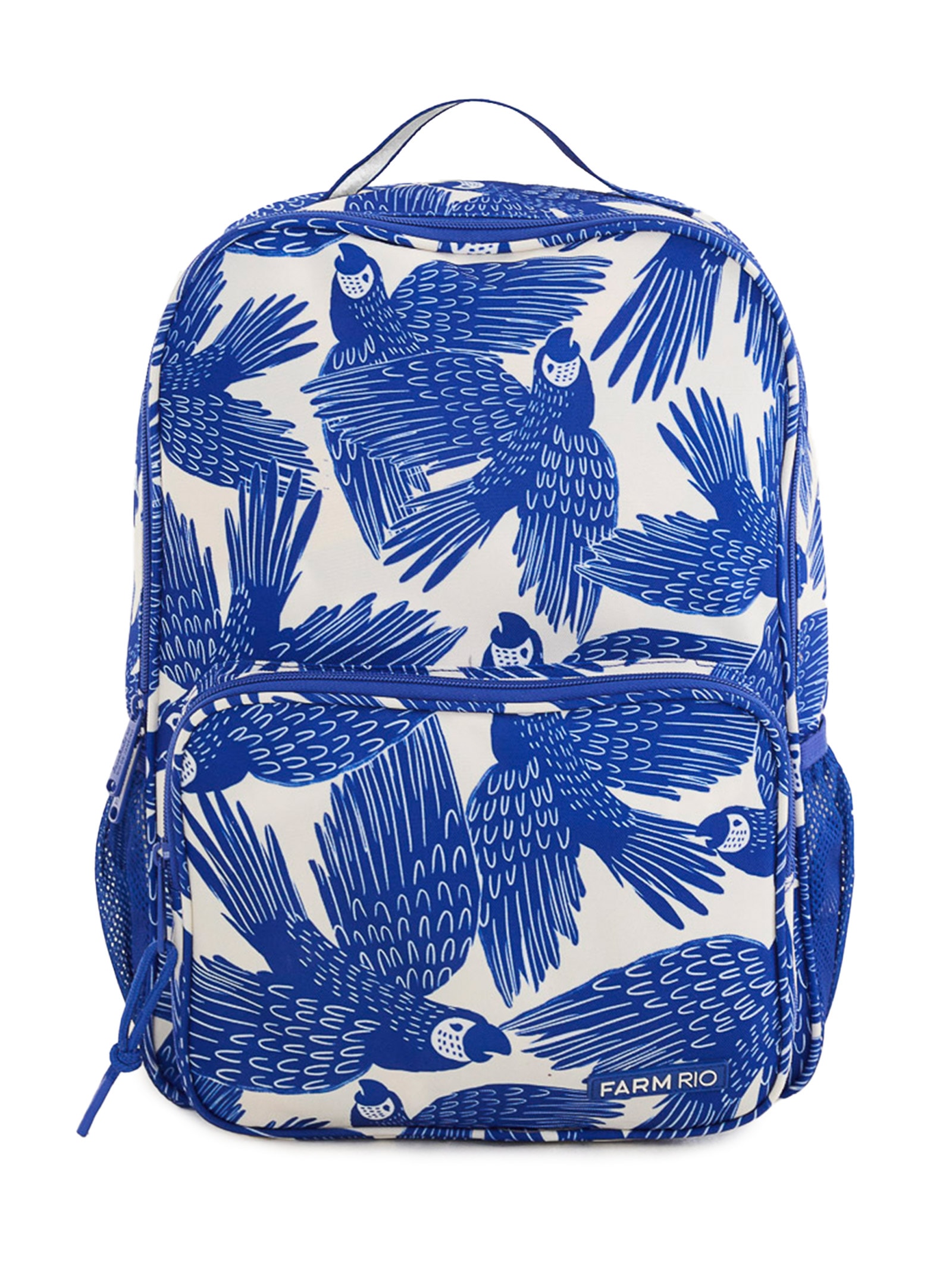 Mochila Feminina Carioca Destino Tropical Azul Farm Etc