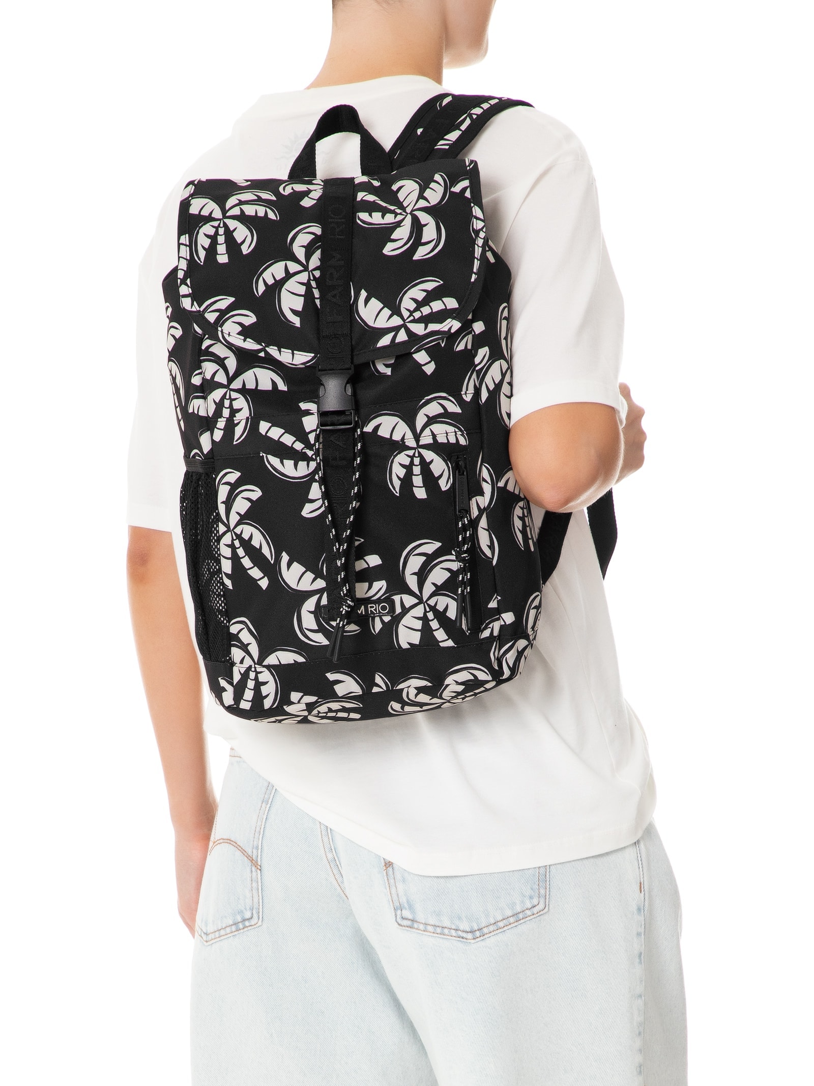 Mochila Feminina Coisa Nossa Coqueirada Preto Farm Etc