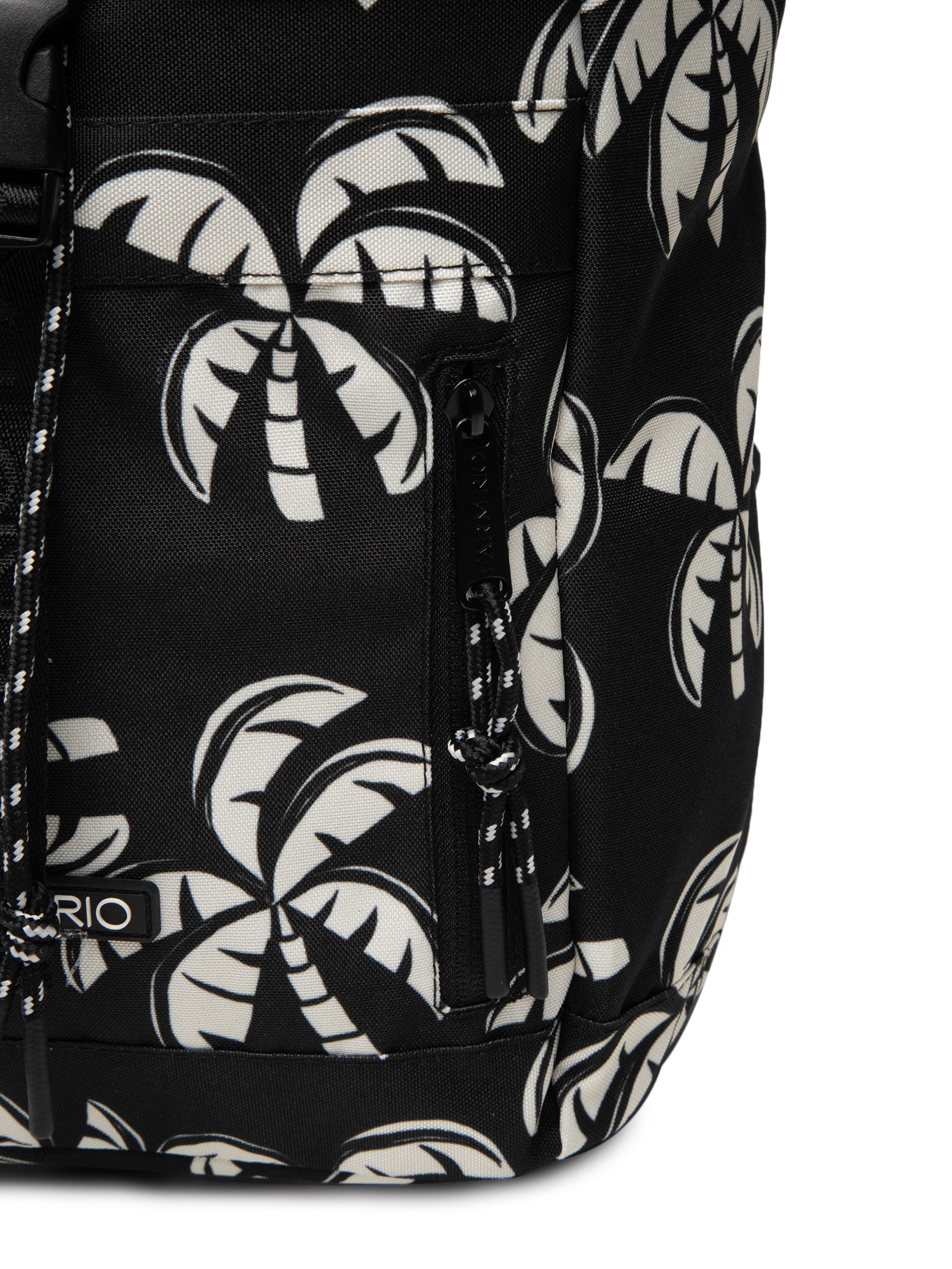 Mochila Feminina Coisa Nossa Coqueirada Preto Farm Etc
