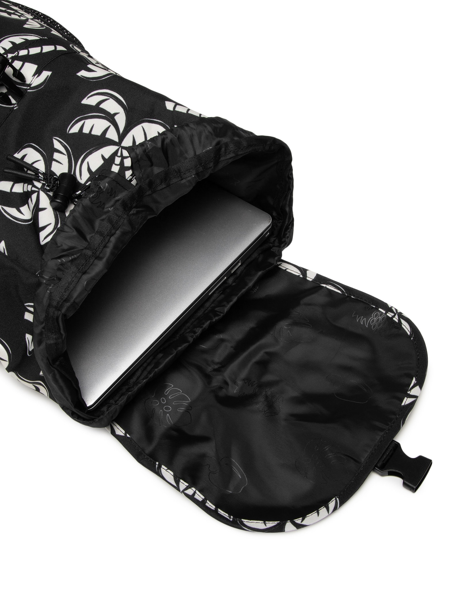 Mochila Feminina Coisa Nossa Coqueirada Preto Farm Etc