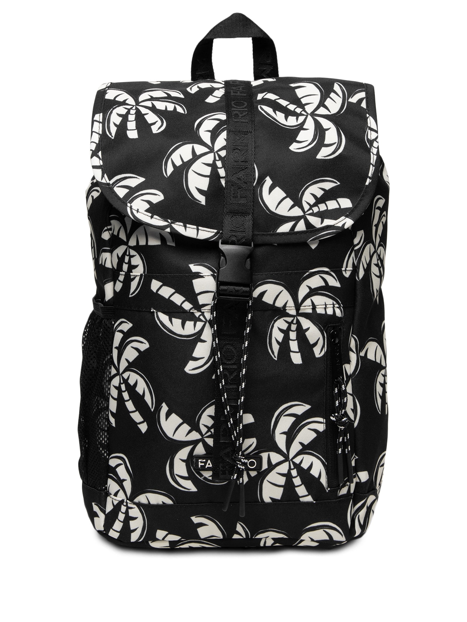 Mochila Feminina Coisa Nossa Coqueirada Preto Farm Etc