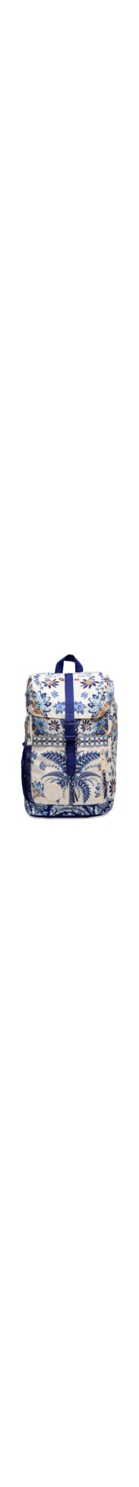 Mochila Feminina Coisa Nossa Encanto Tropical - Azul