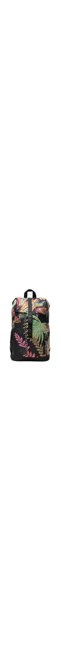 Mochila Feminina Coisa Nossa Folhagem Cool - Preto