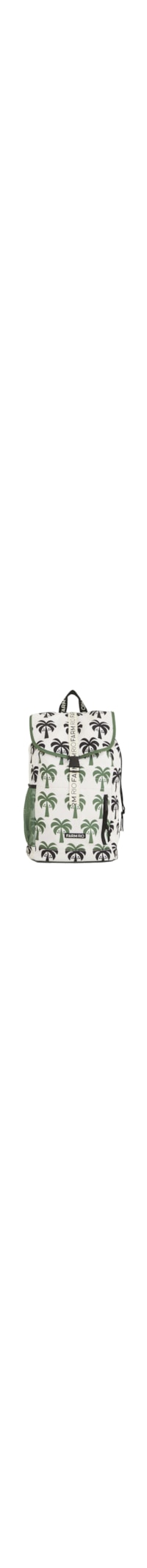 Mochila Feminina Coisa Nossa Mix Coqueiro Gráfico - Branco