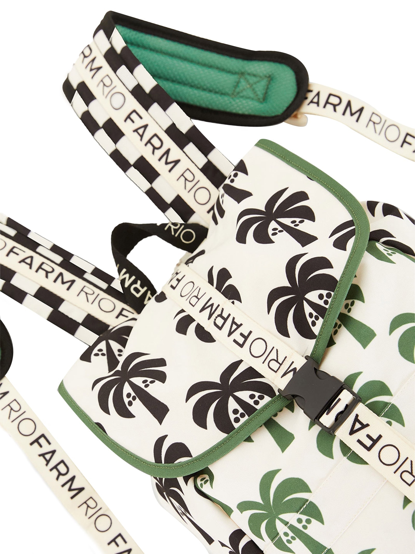 Mochila Feminina Coisa Nossa Mix Coqueiro Gráfico Branco Farm Etc