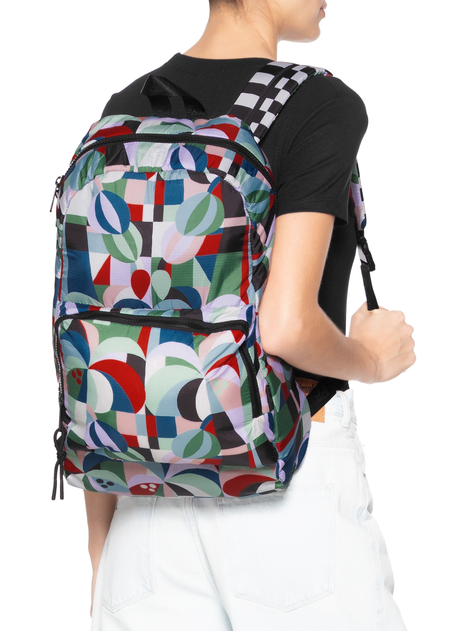 Mochila Feminina Dupla Face Recanto Dos Coqueiros Preto Farm Etc