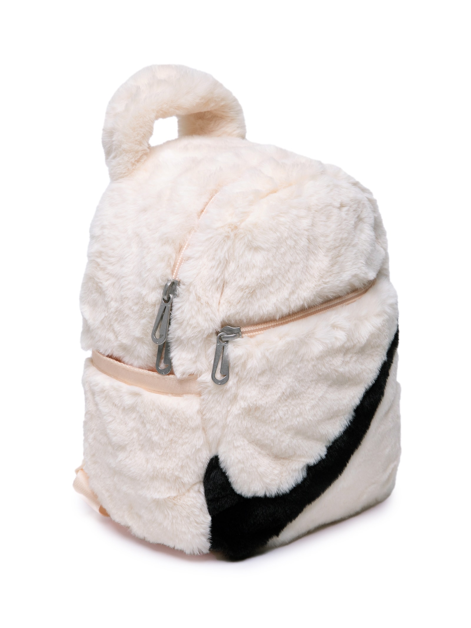 Nike - Mochila Feminina Futura 365 Faux Fur Mini - Bege
