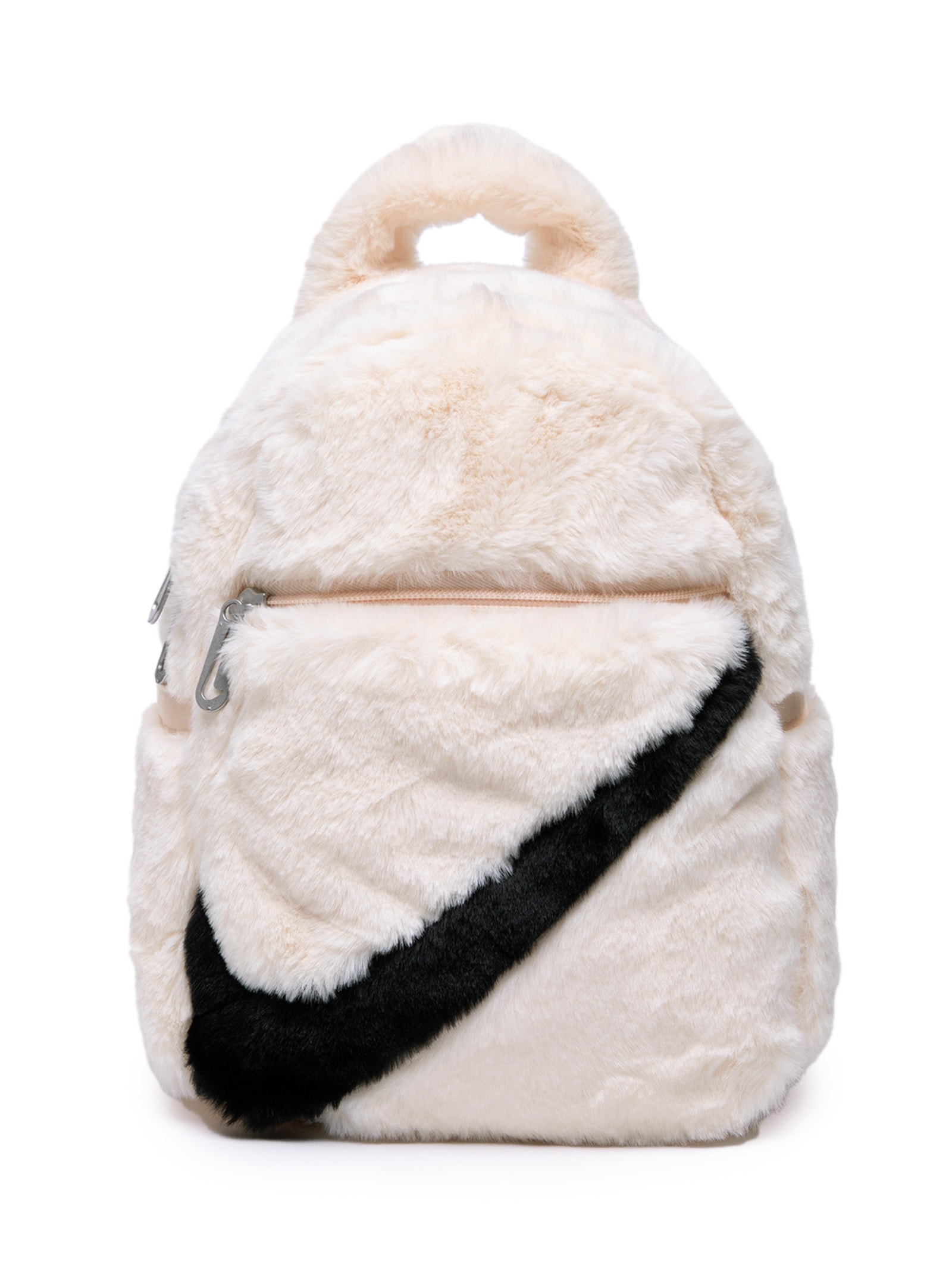 Nike - Mochila Feminina Futura 365 Faux Fur Mini - Bege