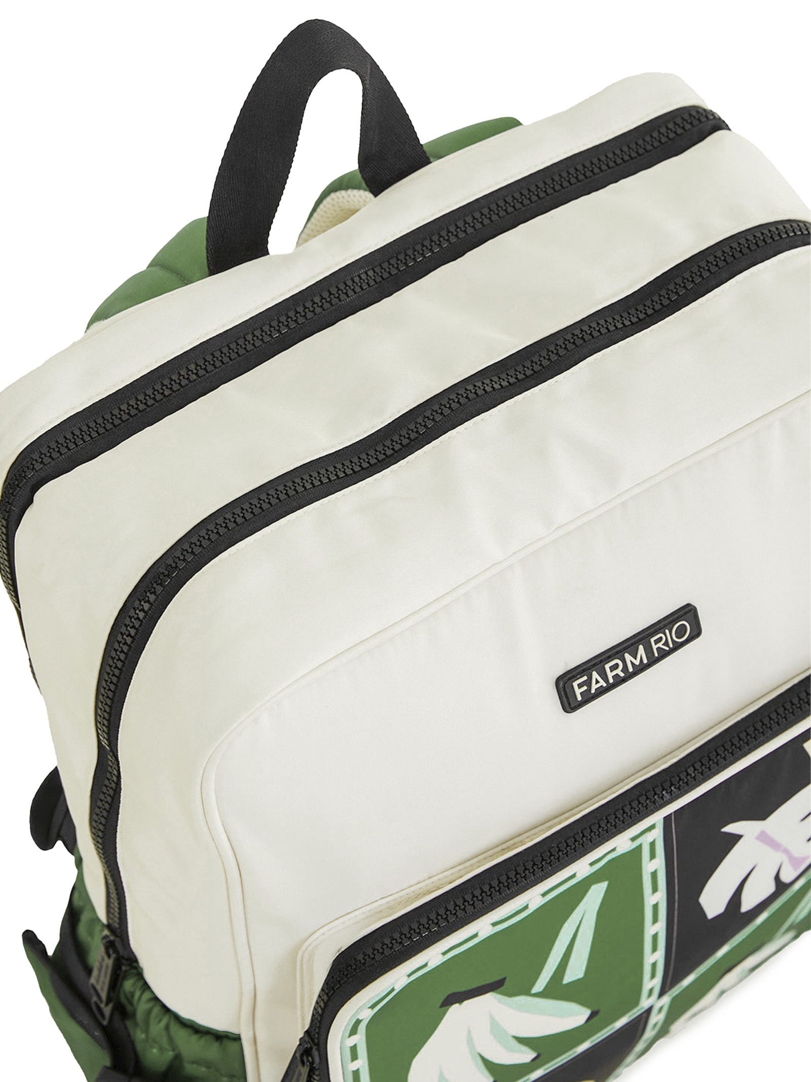 Mochila Feminina Ginga Lenço Brasil Branco Farm Etc
