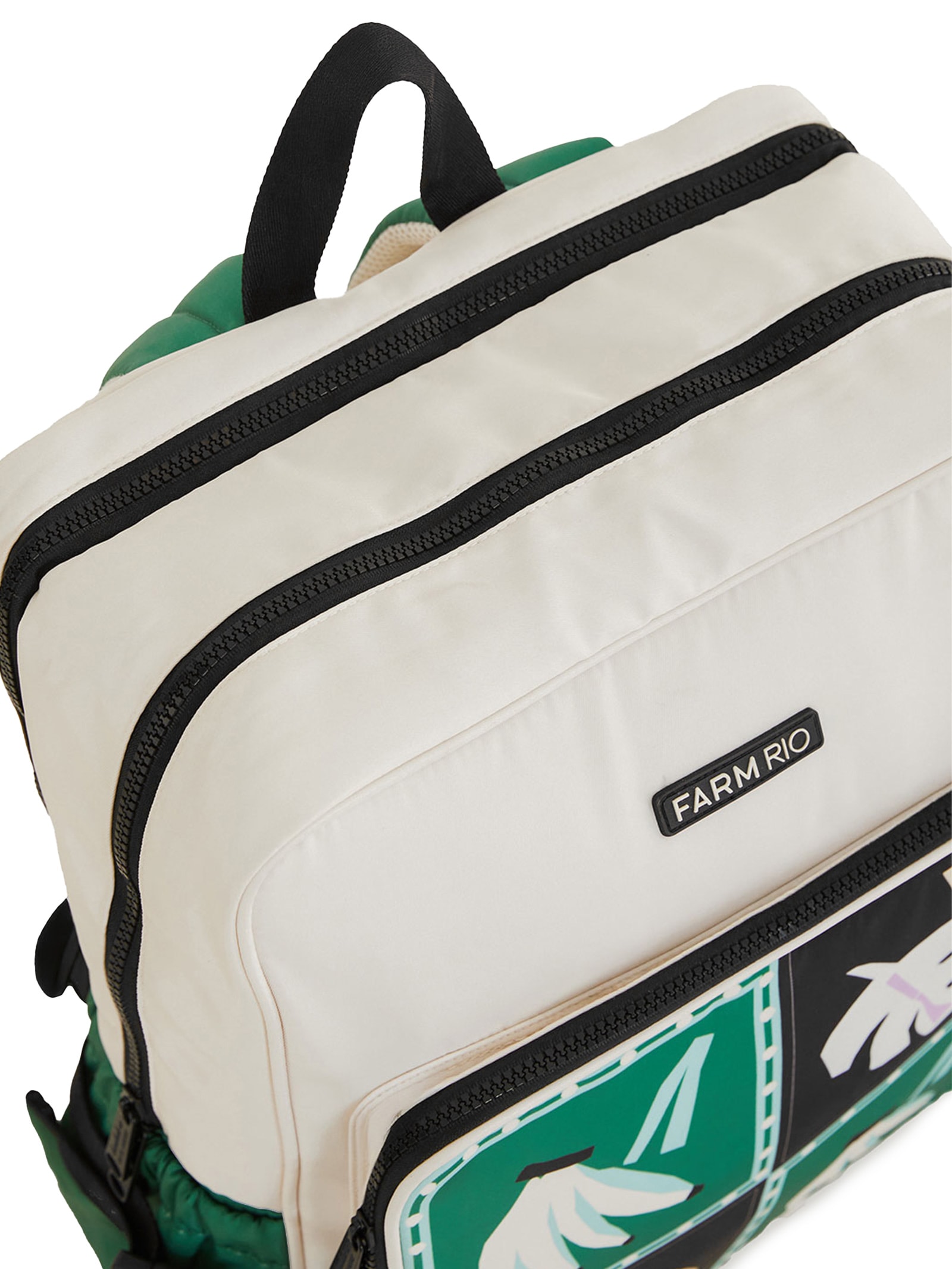 Mochila Feminina Ginga Lenço Brasil Branco Farm Etc
