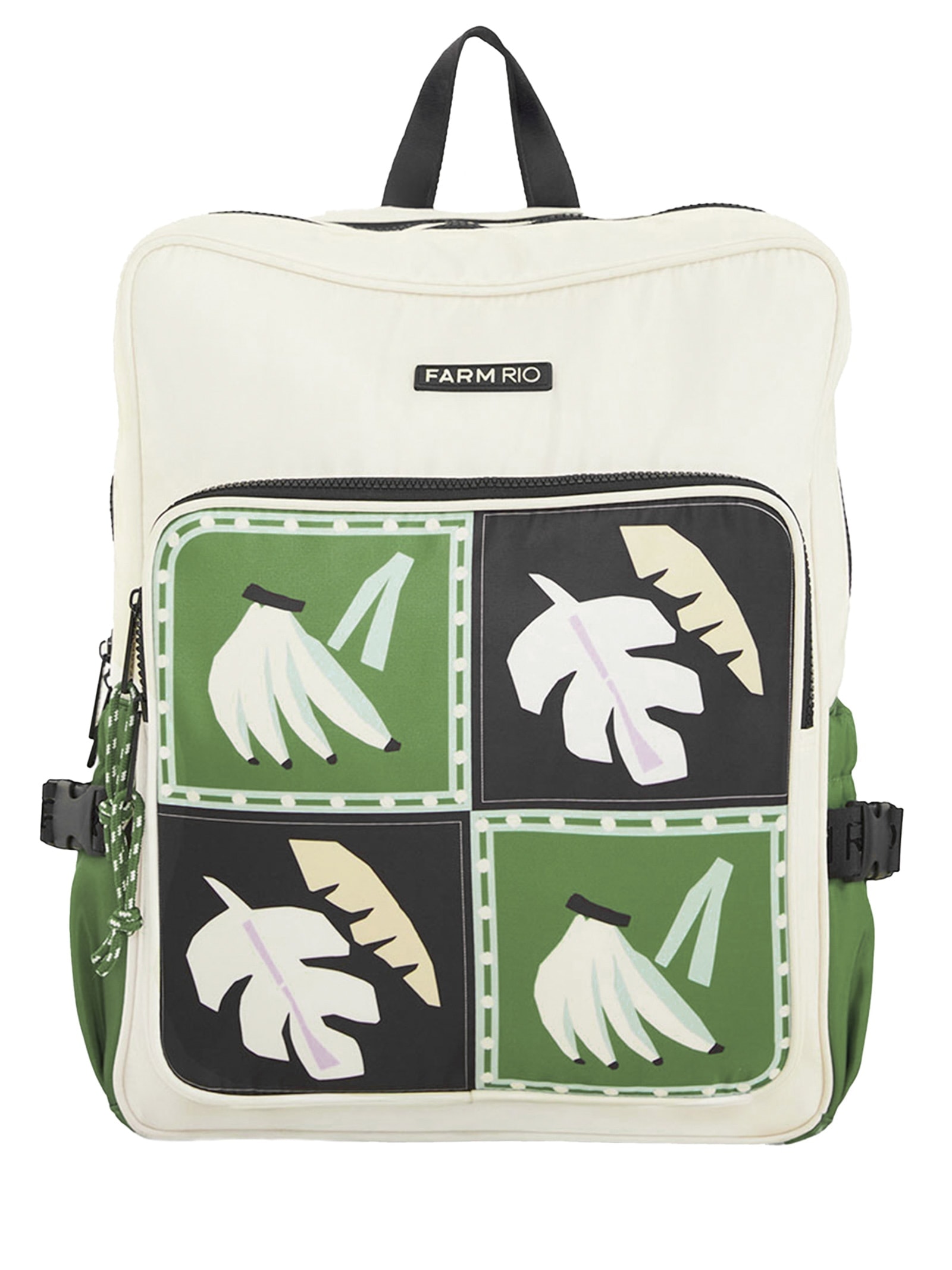 Mochila Feminina Ginga Lenço Brasil Branco Farm Etc