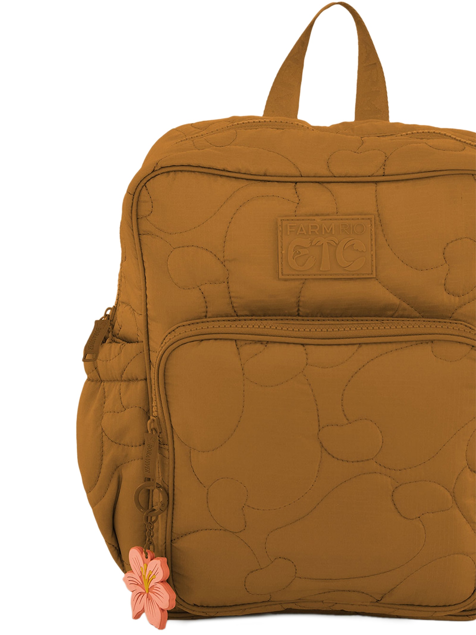 Mochila Feminina Ginga Marrom Farm Etc