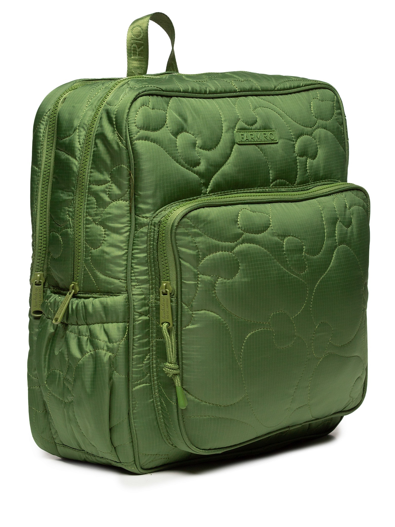 Mochila Feminina Ginga Puffer Verde Farm Etc