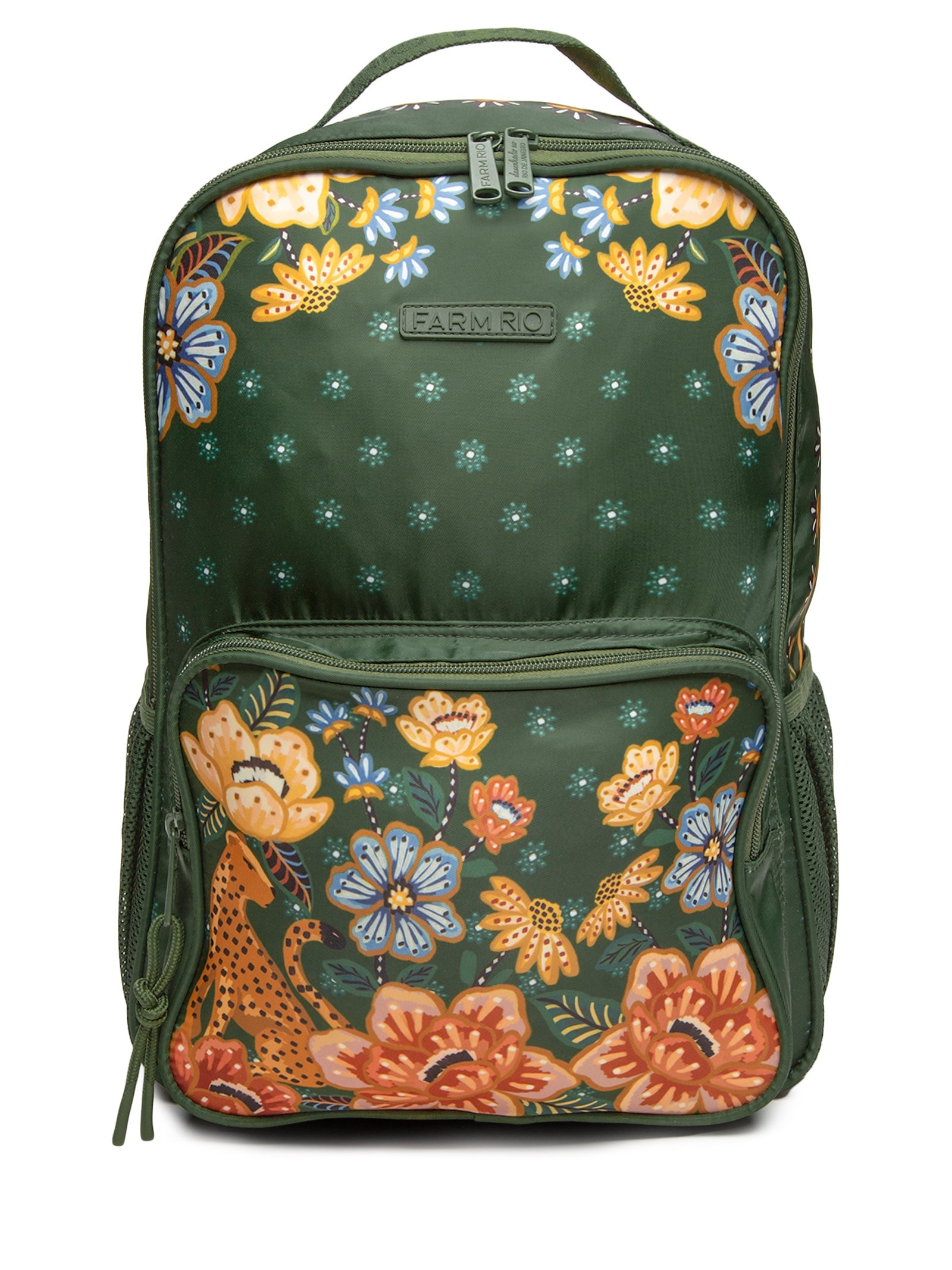 Mochila Feminina Me Leva Doce Onça Verde Farm Etc