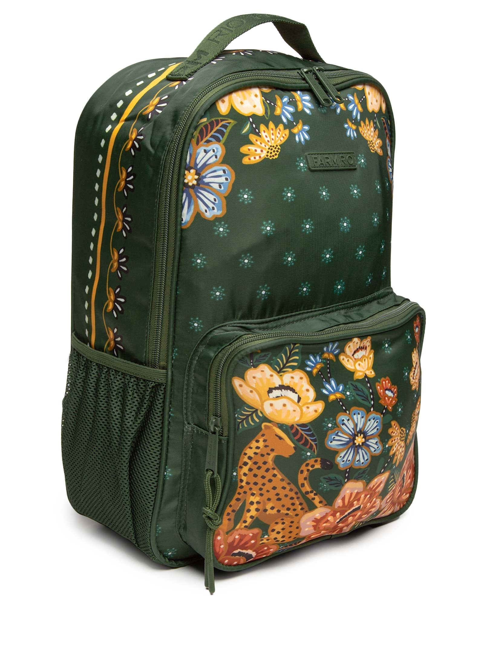 Mochila Feminina Me Leva Doce Onça Verde Farm Etc