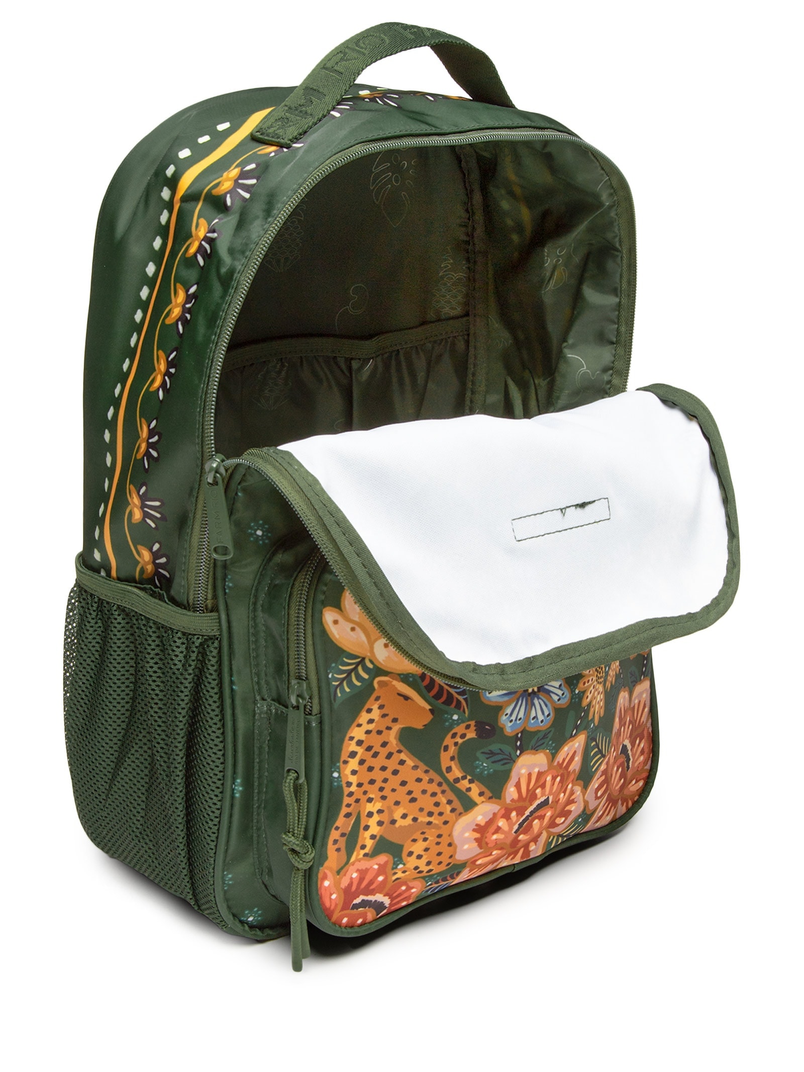 Mochila Feminina Me Leva Doce Onça Verde Farm Etc