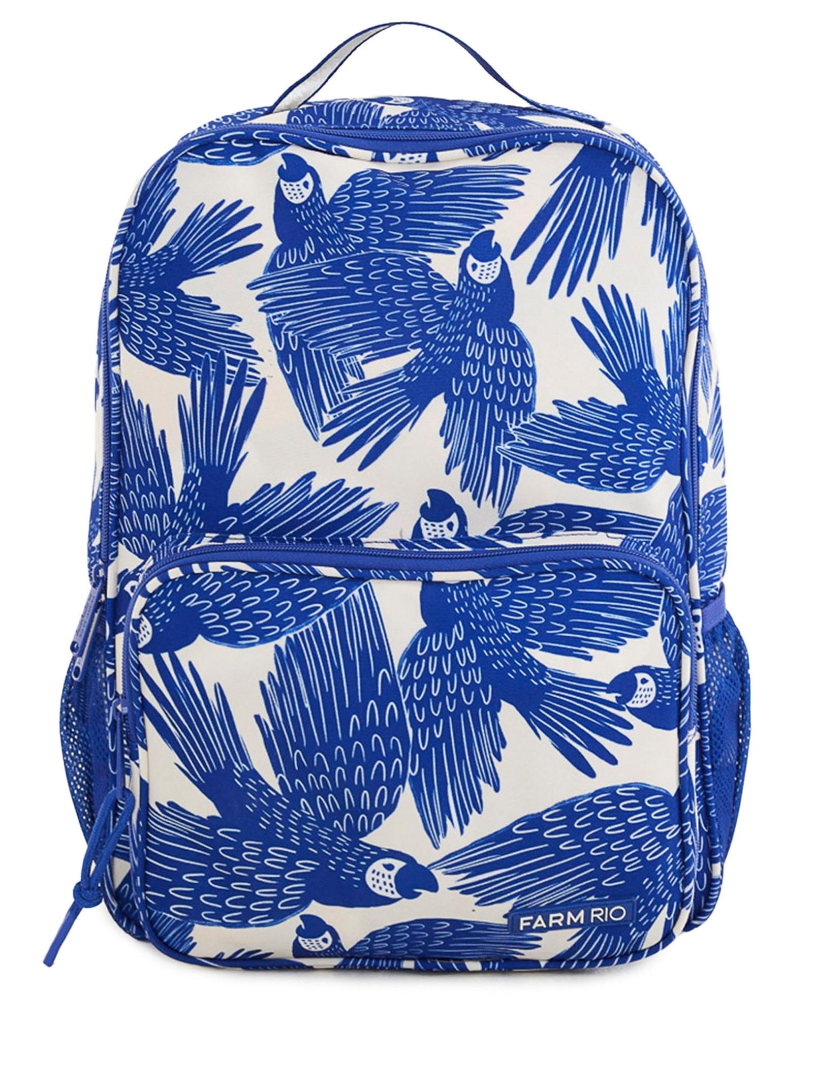 Mochila Feminina Me Leva Voo Das Araras  Azul Farm Etc