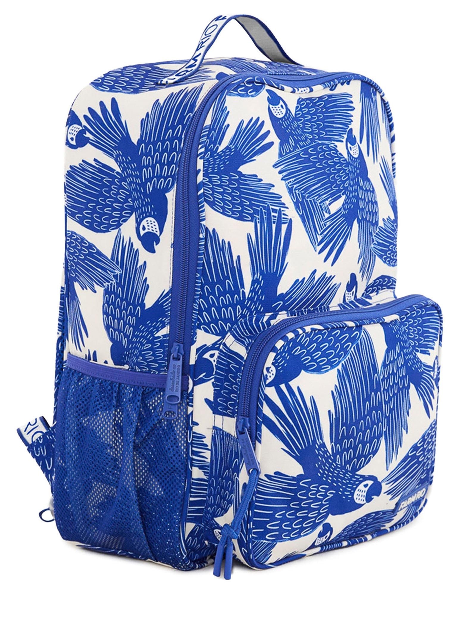 Mochila Feminina Me Leva Voo Das Araras  Azul Farm Etc