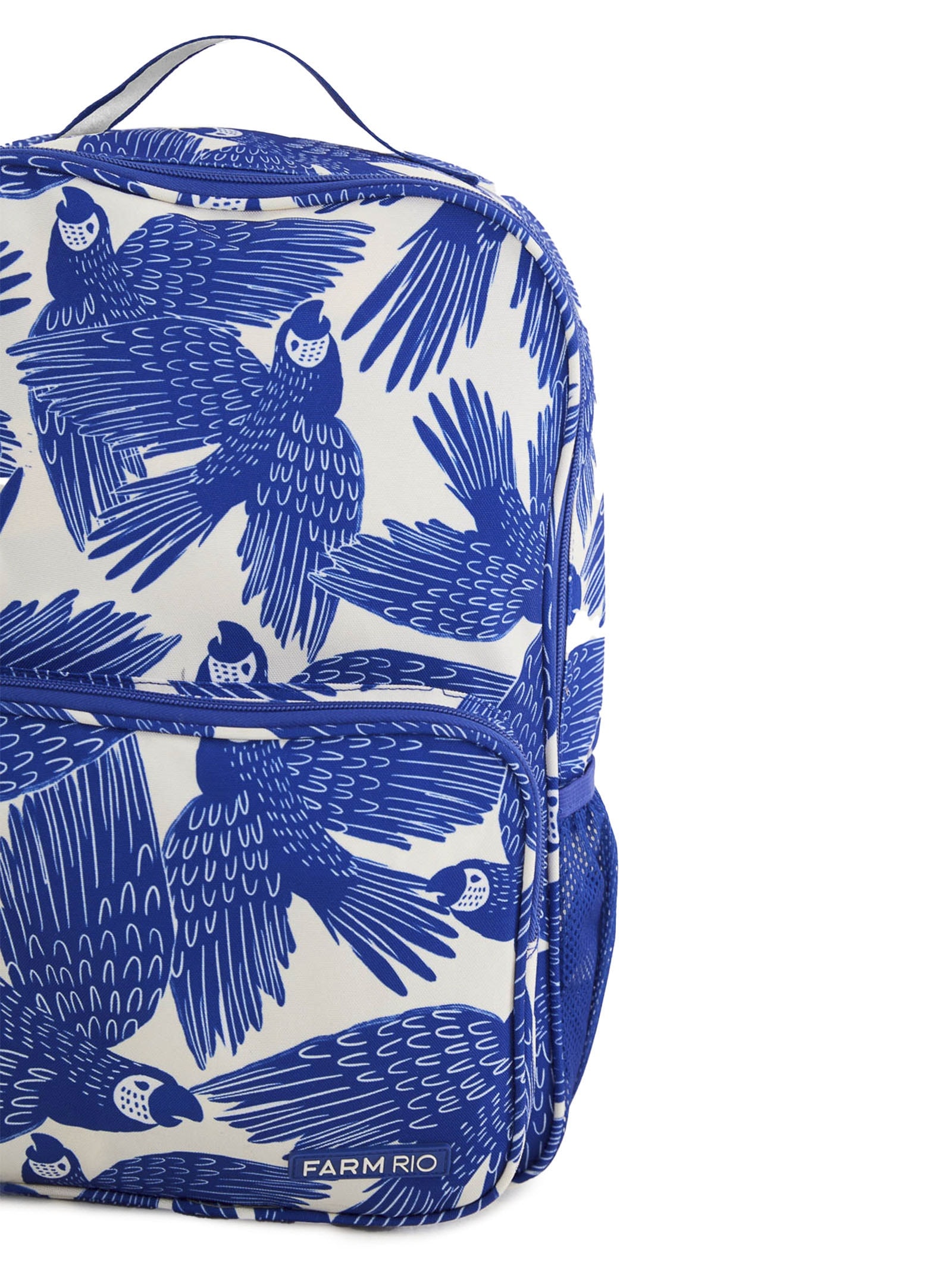 Mochila Feminina Me Leva Voo Das Araras  Azul Farm Etc