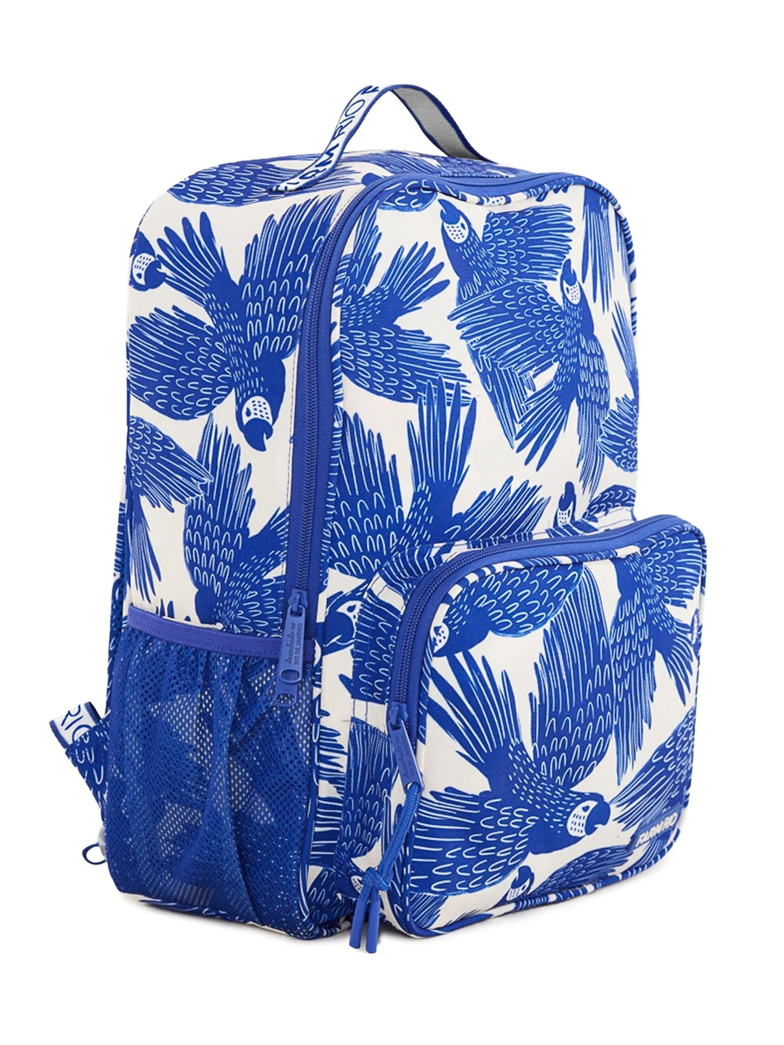 Mochila Feminina Me Leva Voo Das Araras  Azul Farm Etc