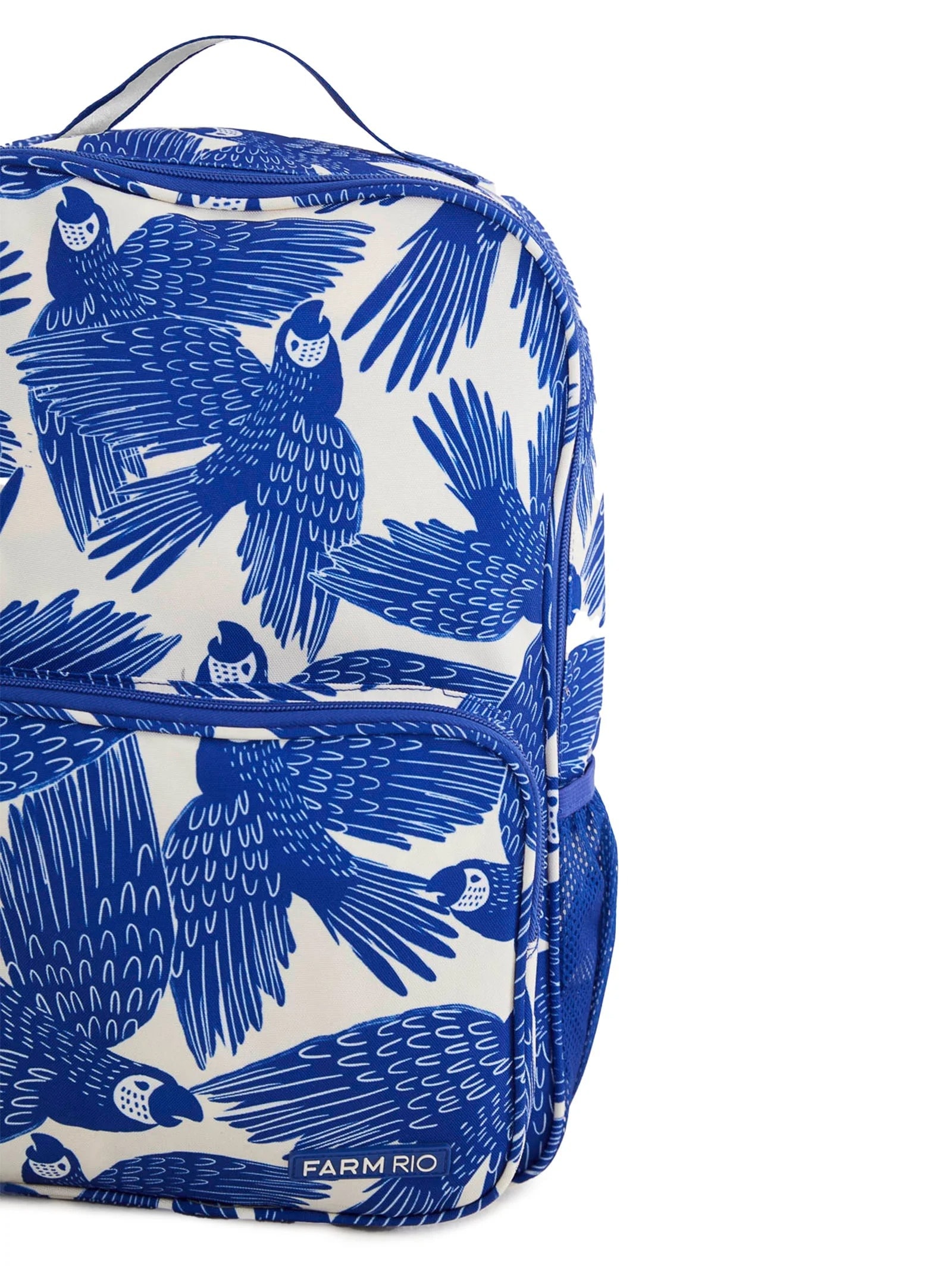 Mochila Feminina Me Leva Voo Das Araras  Azul Farm Etc