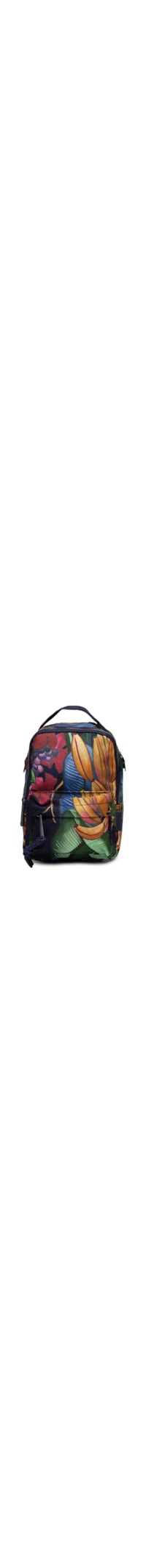 Mochila Feminina Mini Borogodó Banana Uva - Preto