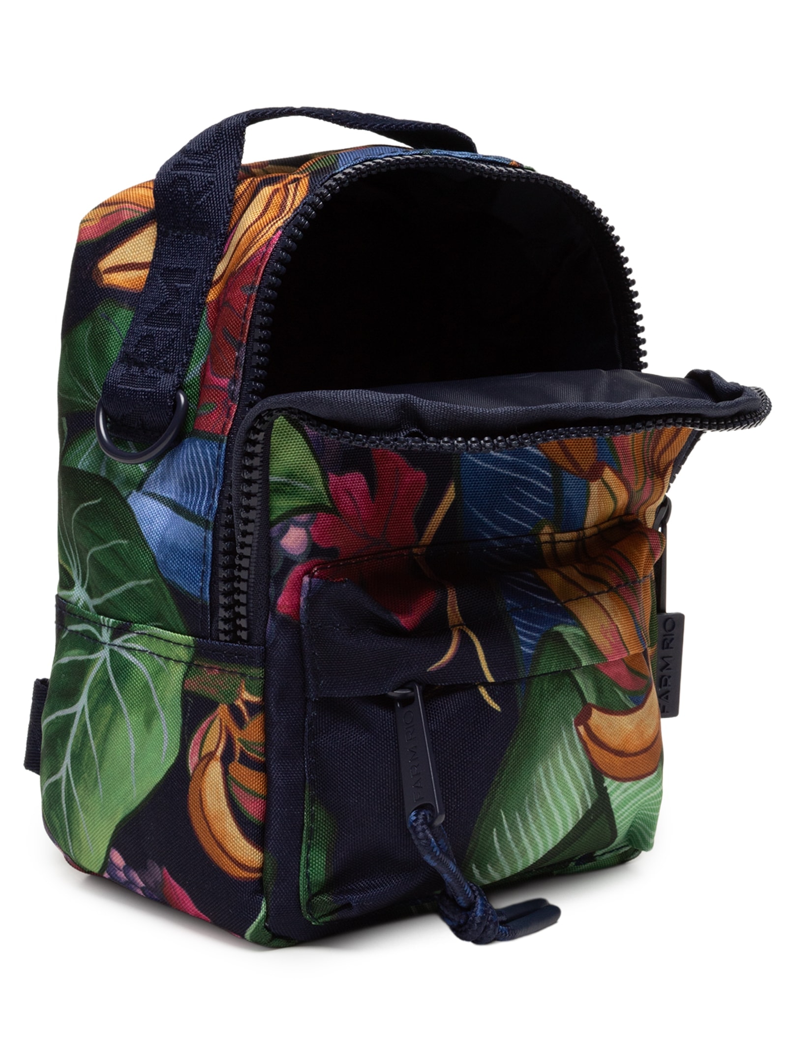 Mochila Feminina Mini Borogodó Banana Uva Preto Farm Etc