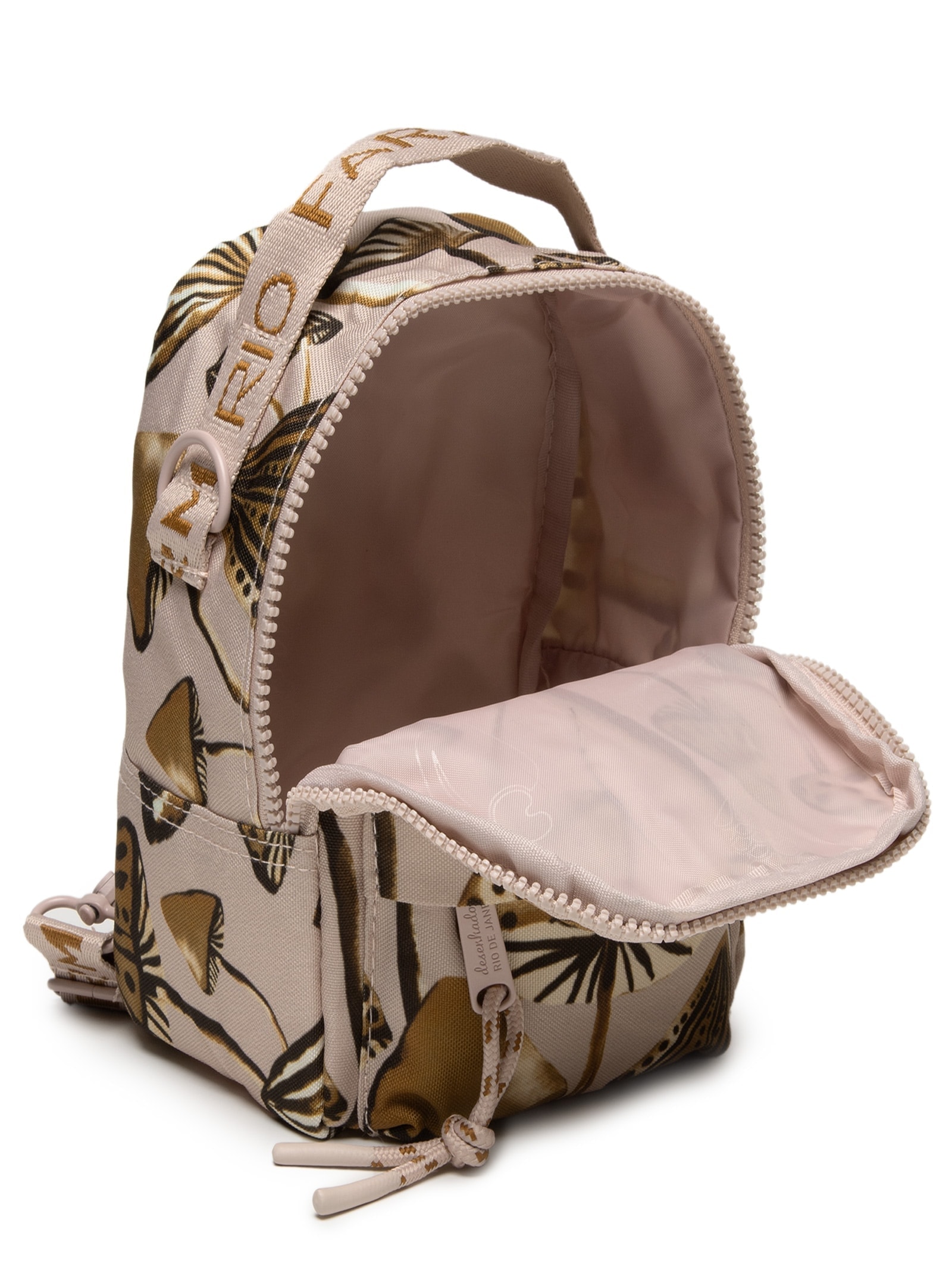Mochila Feminina Mini Borogodó Cogumelo Rosa Farm Etc