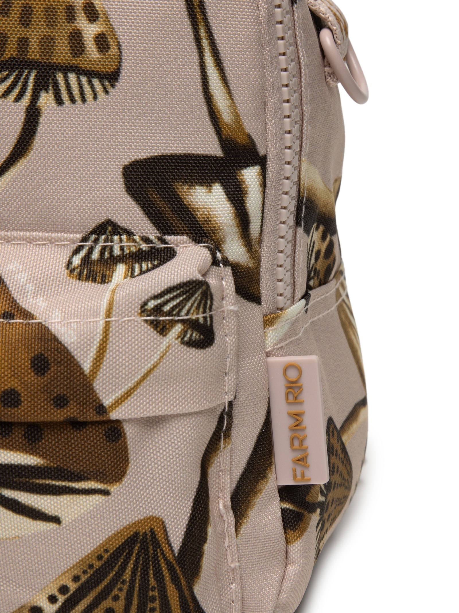 Mochila Feminina Mini Borogodó Cogumelo Rosa Farm Etc