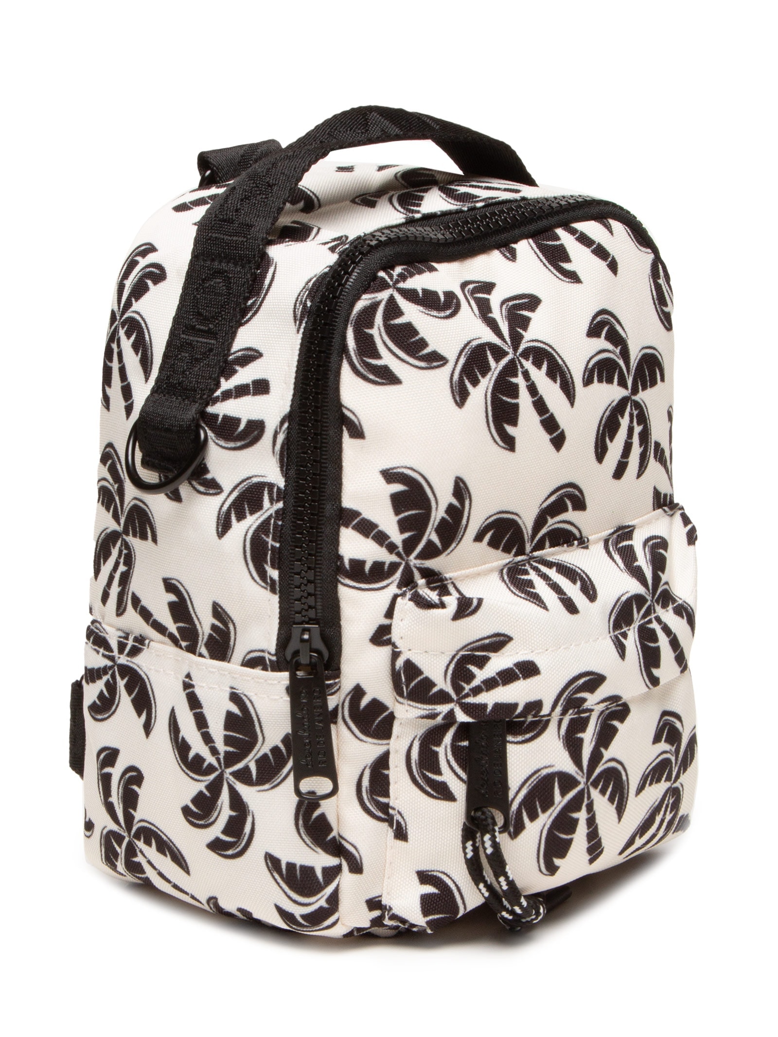 Mochila Feminina Mini Borogodó Coqueirada Branco Farm Etc