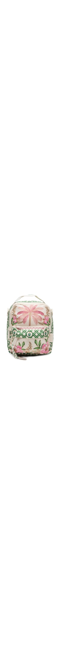Mochila Feminina Mini Borogodó Delicadeza De Verão - Verde