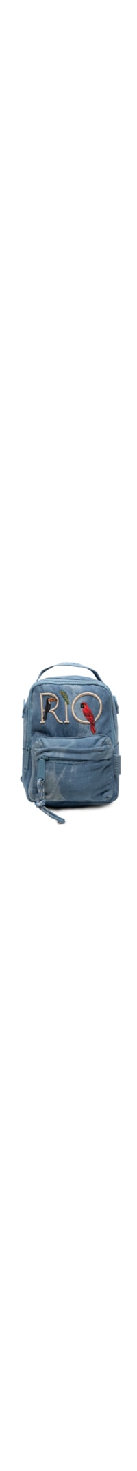 Mochila Feminina Mini Borogodó Rio Jeans - Azul