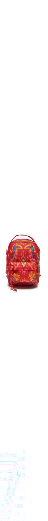 Mochila Feminina Mini Borogodó Summer Ikat - Vermelho