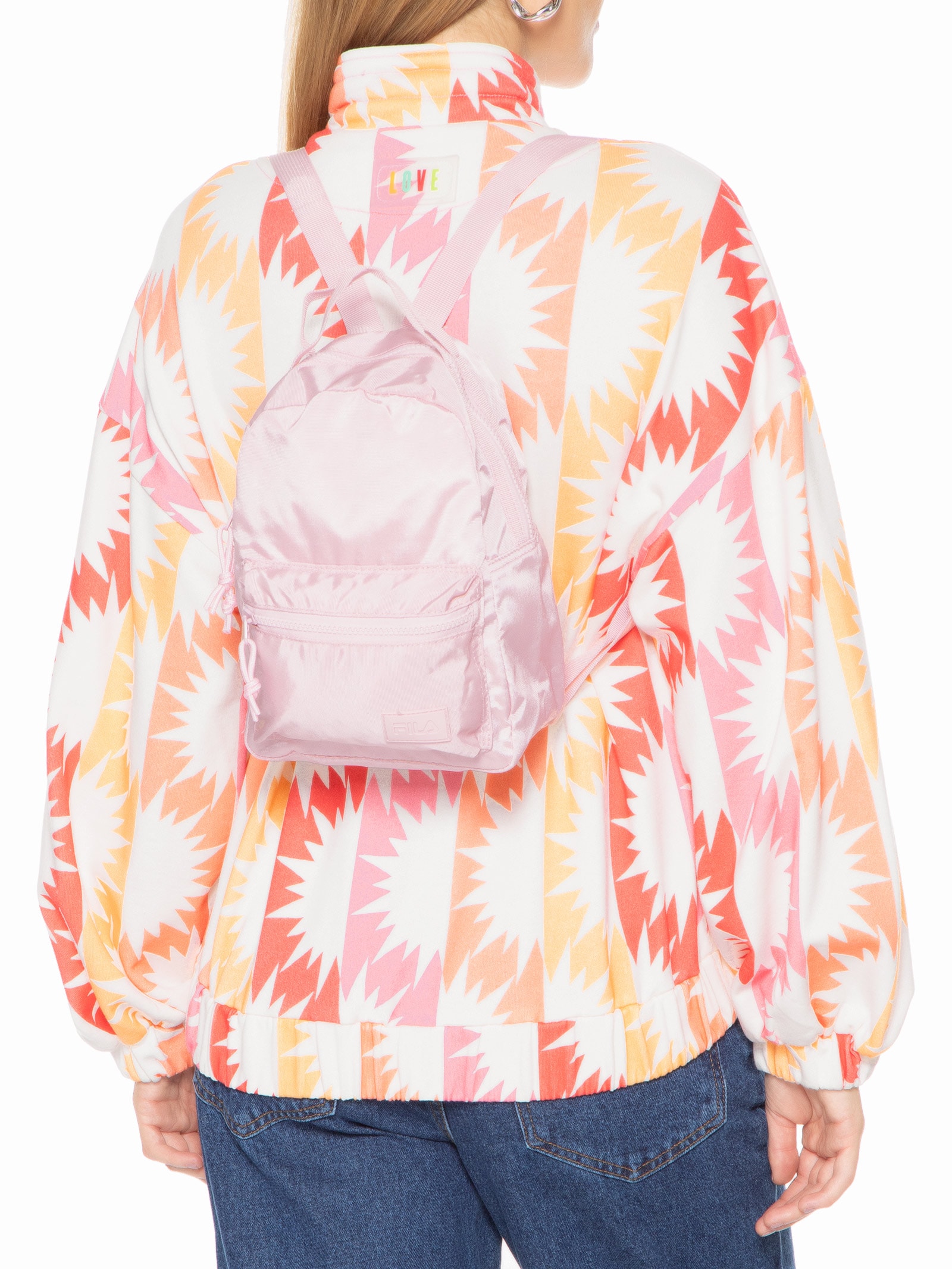 Mochila Feminina Mini Box Ballet Rosa Fila