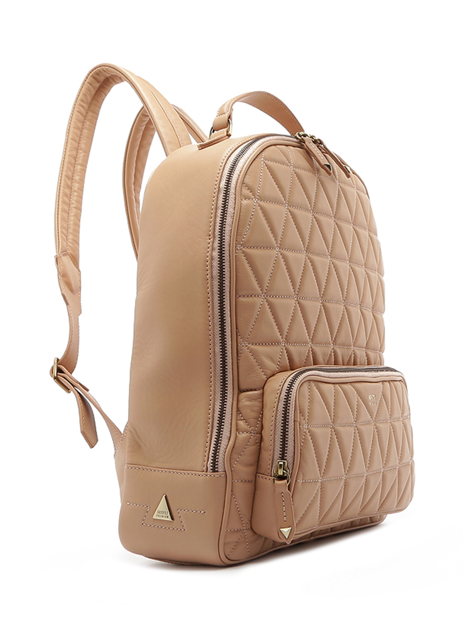 Mochila Feminina New 944 Matelassê Bege Schutz